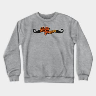 Retro Rollie Fingers Handlebar Mustache Tribute Crewneck Sweatshirt